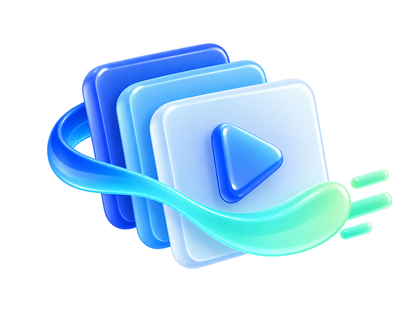 Abstract animation generation illustration