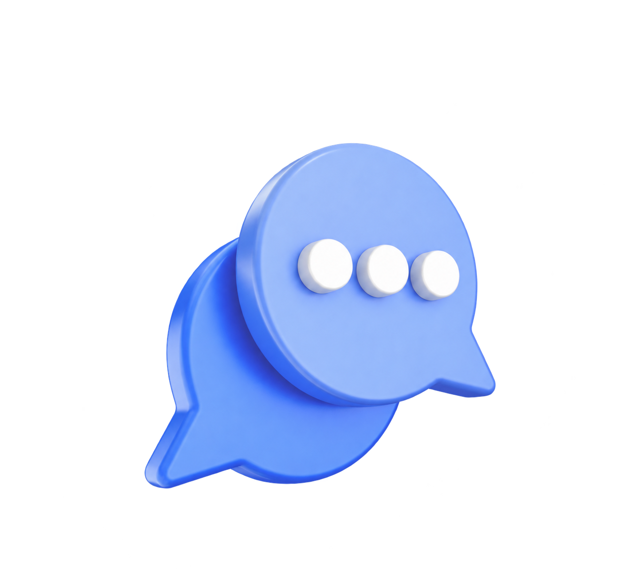 Abstract blue intent illustration